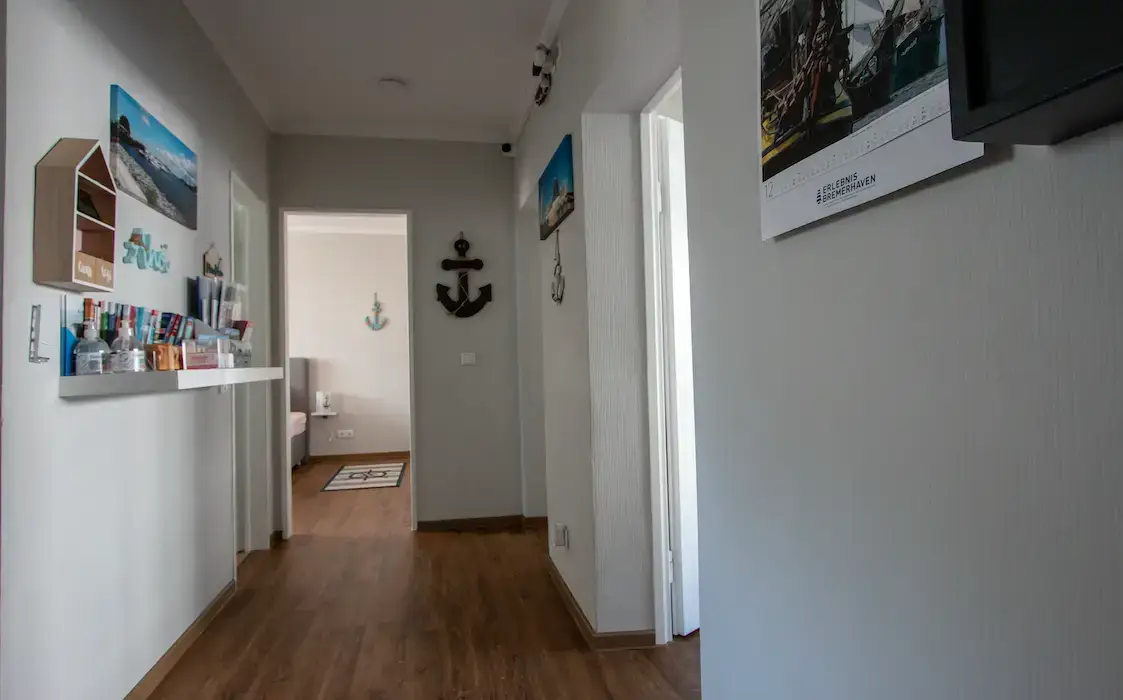 Flur der Ferienwohnung Breitschuh's Havenwelten